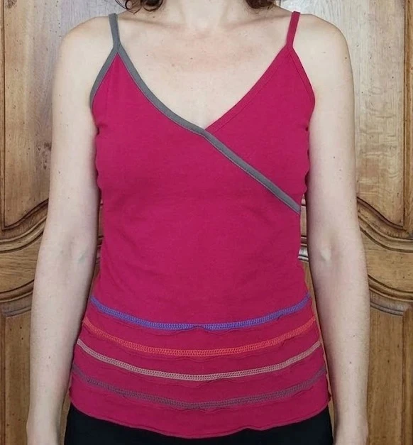 Débardeur Coline rouge taille S soit 36/38